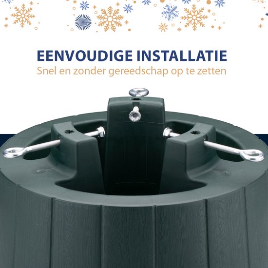 Arti Casa Weihnachtsbaumständer - Weihnachtsbaumsockel für echten Weihnachtsbaum - Weihnachtsbaumständer für Innenräume - Stämme zwischen 35 - 130 mm