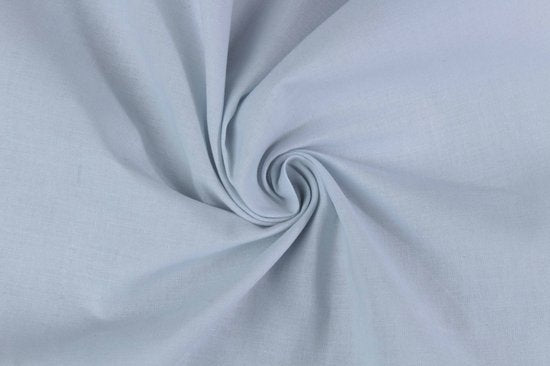 DoubleDry Spannbetttuch aus 100 % natürlicher Baumwolle – Doppelbett 180 x 200 cm – Weich und atmungsaktiv – Rundum-Gummizug – Hellblau