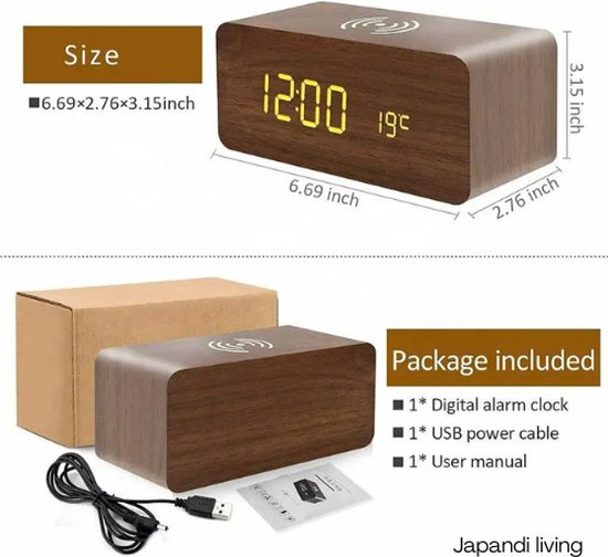 Home & Comfort - Wecker - kabelloses Laden
