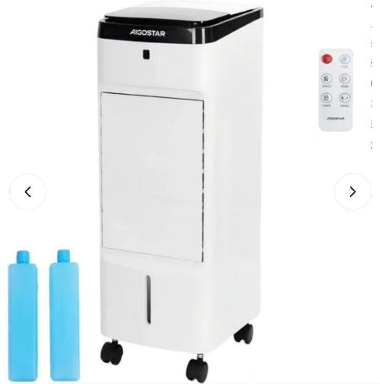 Aigostar tragbarer Luftkühler – 3,5 Liter – 60 W