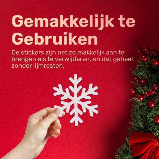 Giftmas - Fensteraufkleber - Weihnachten - Fensterdekoration zu Weihnachten - Weihnachtsaufkleber - Fensteraufkleber Kinder - Weihnachtsdekoration für Innenräume - Weihnachtsdekoration - 45 Stück