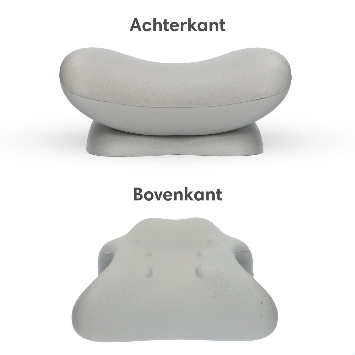Lifeproducts Nackentrainer - Massagekissen - Nackenmassagegerät - Shiatsu-Massagekissen - Kissen für Nackenschmerzen - Nackentrainer - Grau