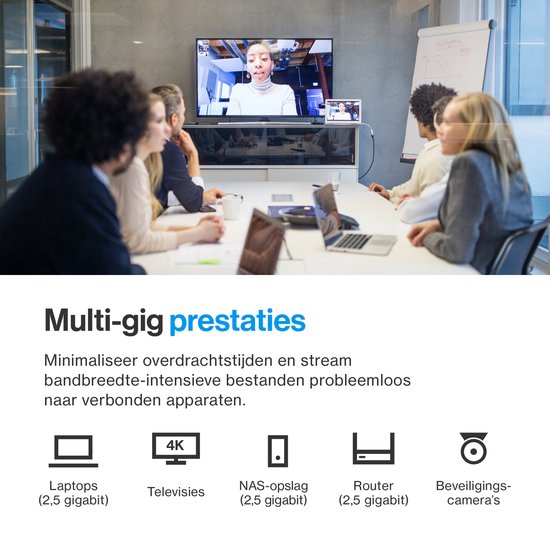 Linksys LN2308 – Netzwerk-Switch – Unmanaged – 2500 Mbit/s – 8 Anschlüsse