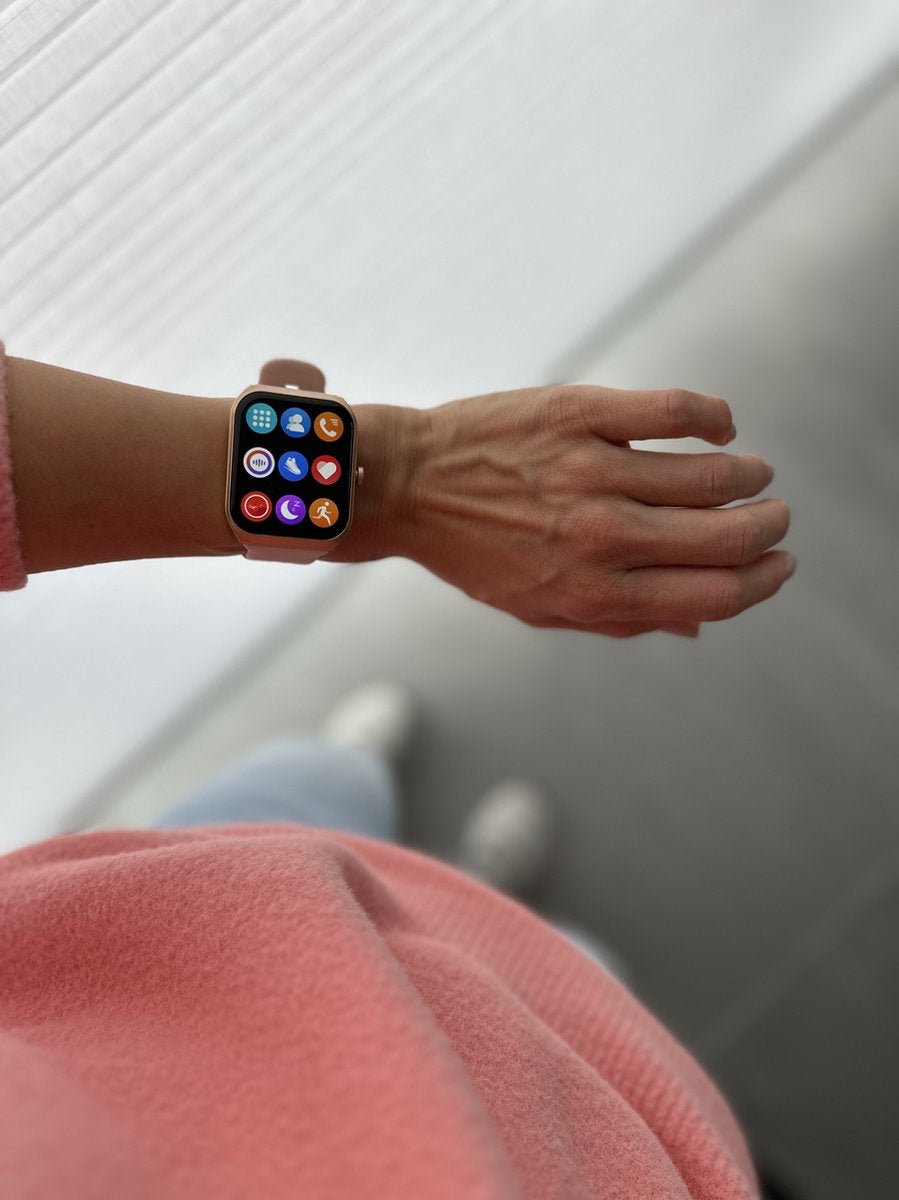 FITAGE Smartwatch - Schrittzähler - Sportuhr - Rosa