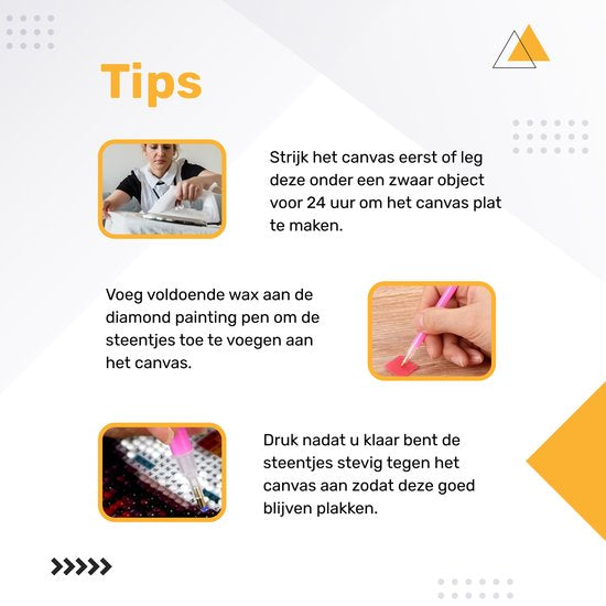 Rubye® Diamantmalerei Erwachsene - Diamantmalerei Kinder - Diamantmalerei Komplettpaket - Blumen in Vase - 30x40cm