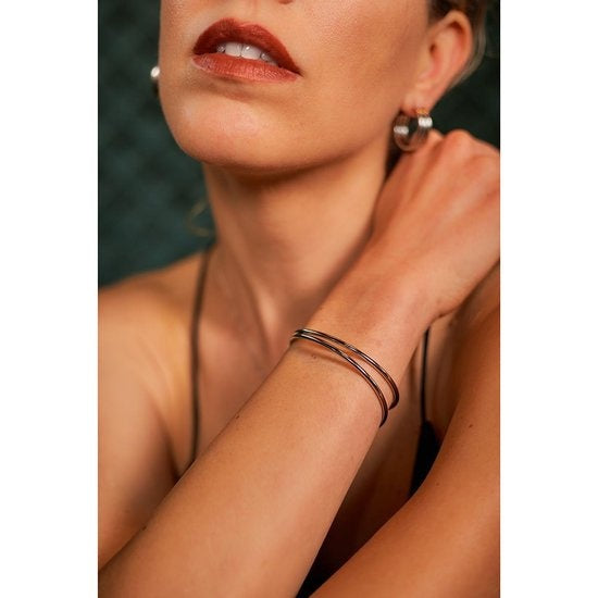 Laura Ferini Damenarmband Ridarella Silber - Silber Armreif - 18K Weißgold vergoldet - Schmuck - Accessoires - Schmuck - Damenarmband