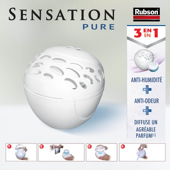 Rubson Appliance Sensation 300g - Fortschrittliche Feuchtigkeitsregulierung für ein gesundes Raumklima