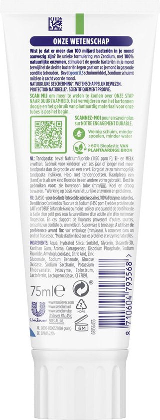 Zendium Klassische Zahnpasta 75 ml