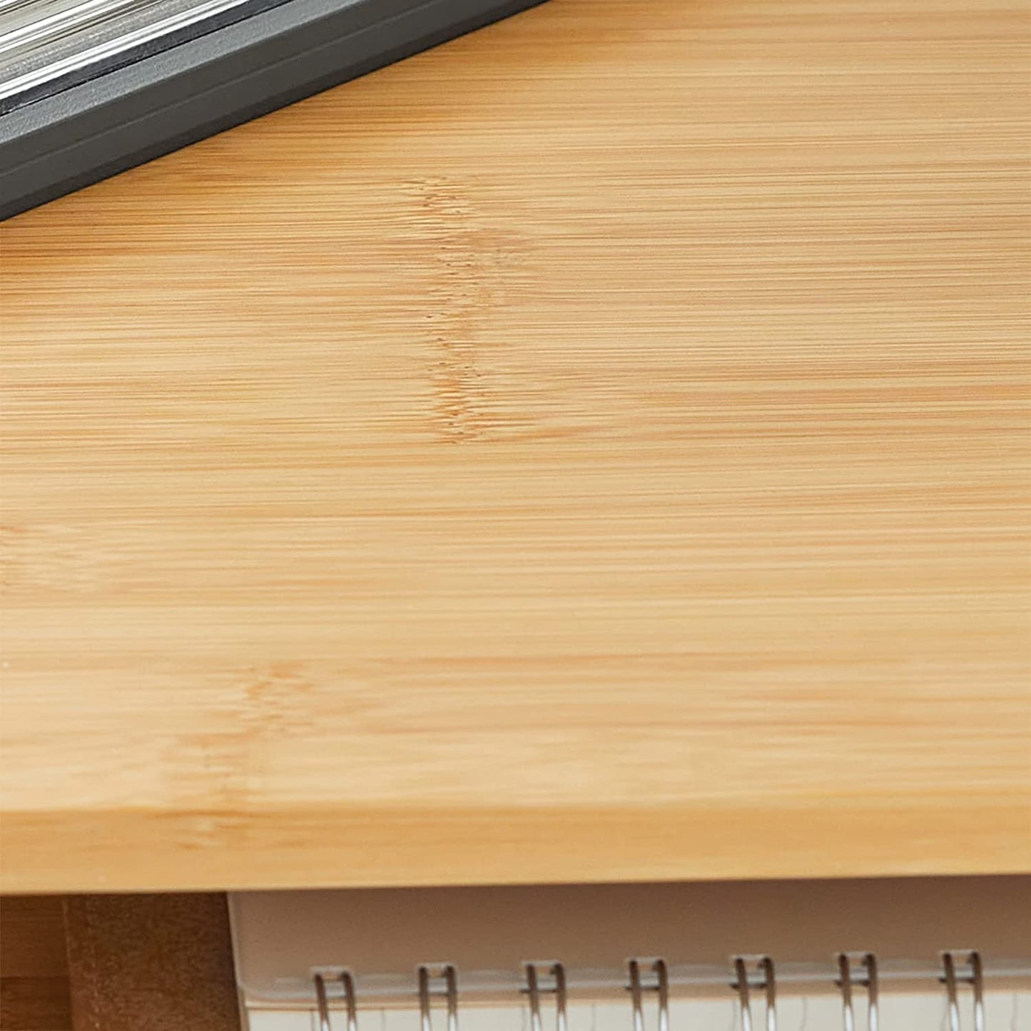 SoBuy BBF09-N Bambus-Monitorständer Dreieck - 58x32x12 cm - Naturholzfarbe