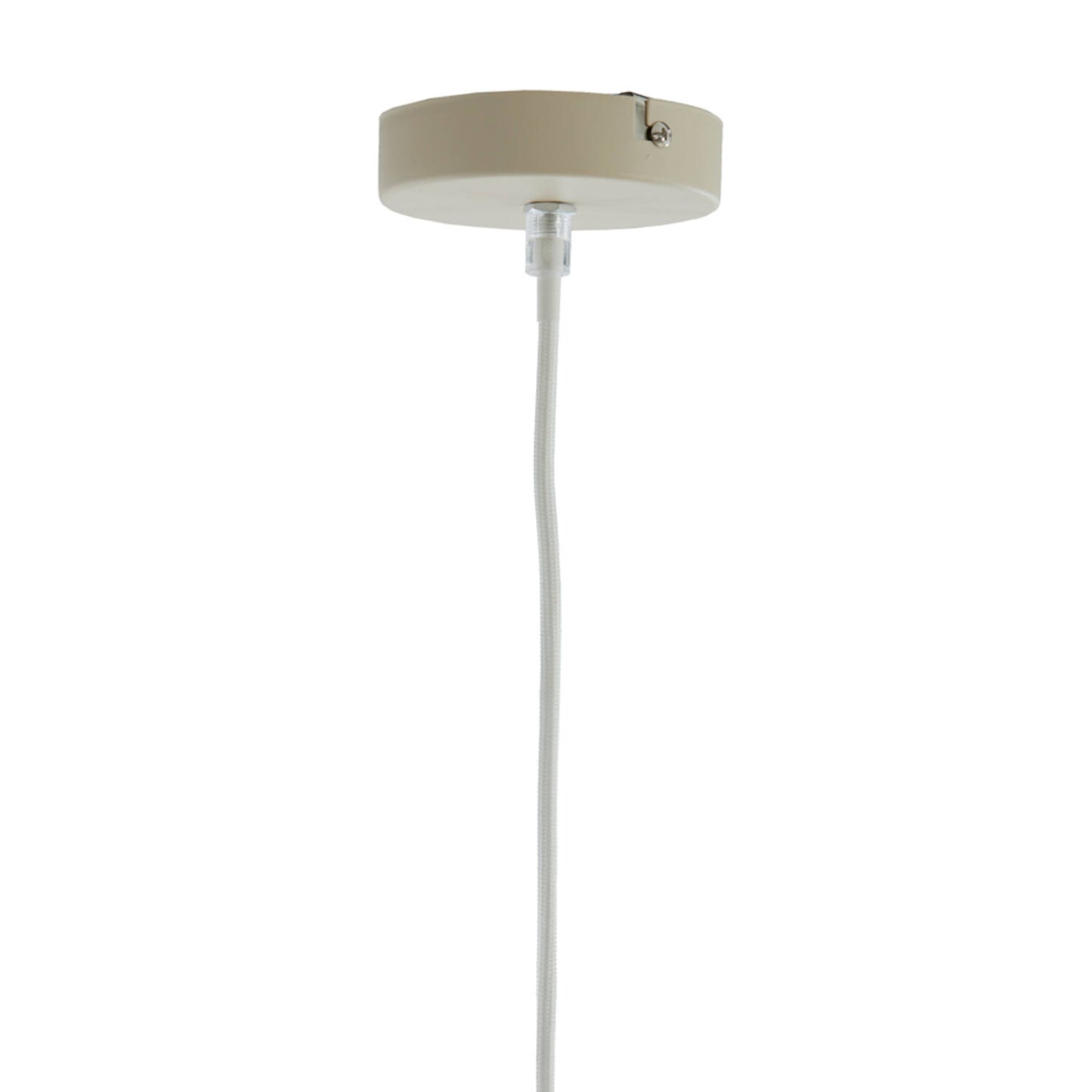 ZUBEDA Hängeleuchte – Ø 60 × 42,5 cm – Leinen natur