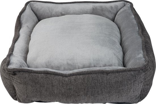 Kustaa Luxus-Hundekorb - 90x69CM - Waschbar - Rutschfest - Superweich - Größe XL - Dunkelgrau