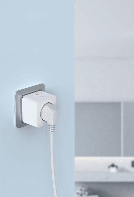 R6118 4er-Pack – Intelligenter Stecker mit Zeitschaltuhr und Energiezähler – Kompatibel mit Alexa und Google Assistant