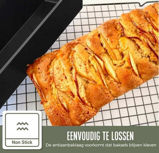 COOCK - Backform - Kuchenform mit Antihaftbeschichtung - Brot- & Kuchenform 30 cm - Inkl. Teigschaber & E-Book