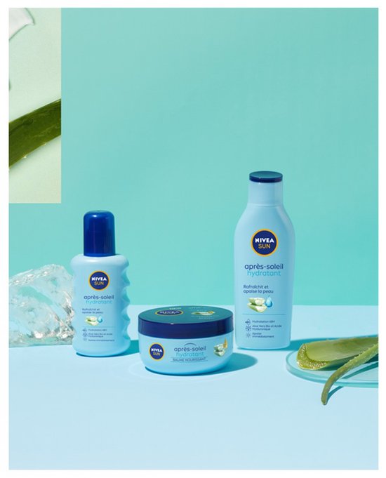 NIVEA SUN Aftersun Bronze Feuchtigkeitslotion – Spendet Feuchtigkeit, beruhigt und fördert die Bräune – Mit Aloe Vera und Pro-Melanin-Extrakt – 200 ml