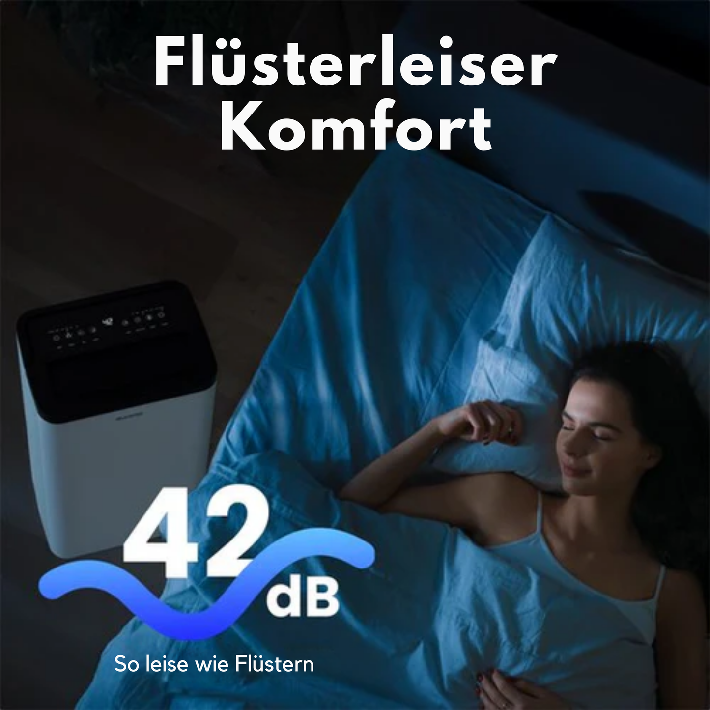 Auronic Luftentfeuchter - Compact Pro Plus - 24L - Schlafzimmer, Badezimmer, Wohnzimmer und Büro - Luftbefeuchter für Innenräume - Weiß