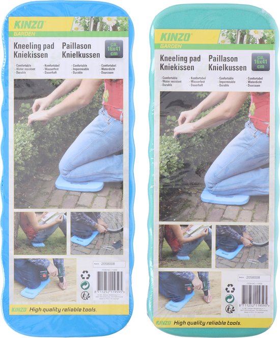 Kinzo Garden Blue Kniekissen - Garten - Knieschutz - Kissen für unter das Knie