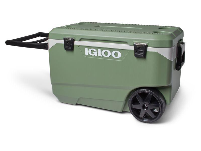 Igloo EcoCool Latitude 90 Roller-Kühlbox – 85 Liter – Vintage Green