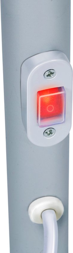 Dirt Devil Elektrischer Wäscheständer mit Heizung - Trockenturm 230W - Stehendes Wäscheständer 21m Trockenraum - IP22 Wasserdicht - 73 x 144 x 68 cm - Aluminium