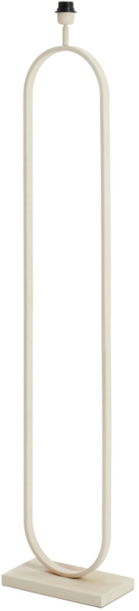 Light & Living Stehleuchte Jamiri 142 cm hoch - Creme - Metall, Minimalistisches Design