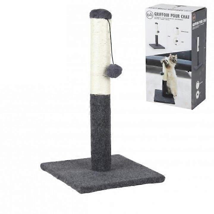 Pet Supplies Kratzbaum 53 cm – Kompakt – Polyester – Langlebig – Beige/Grau