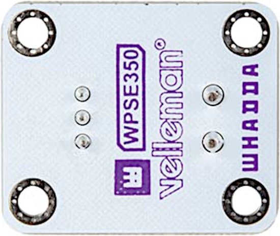 Whadda Spannungssensor, analog, 0–25 VDC, Arduino, weiß