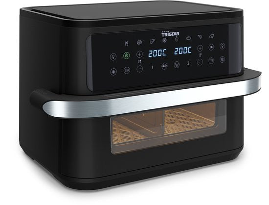 Tristar Airfryer FR-9432 – 10 l – Dual Zone Flex – Sichtfenster – 8 Vorprogramme – Snackverteiler – 2800 W