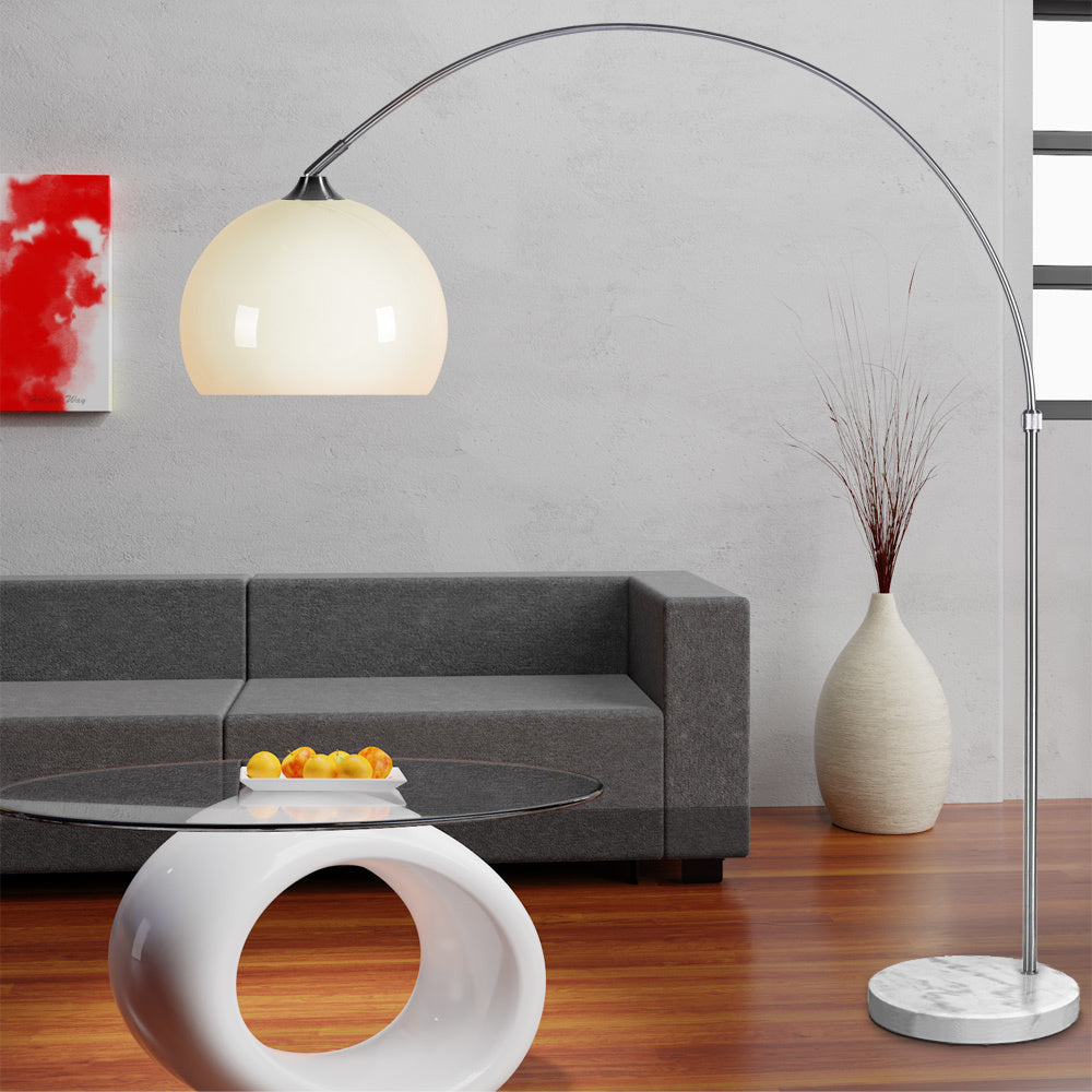 Deuba Stehlampe - 220cm - höhenverstellbar - mit Marmorsockel