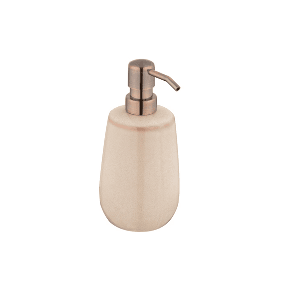 WENKO Sirmione Seifenspender Beige – Keramik – 430 ml