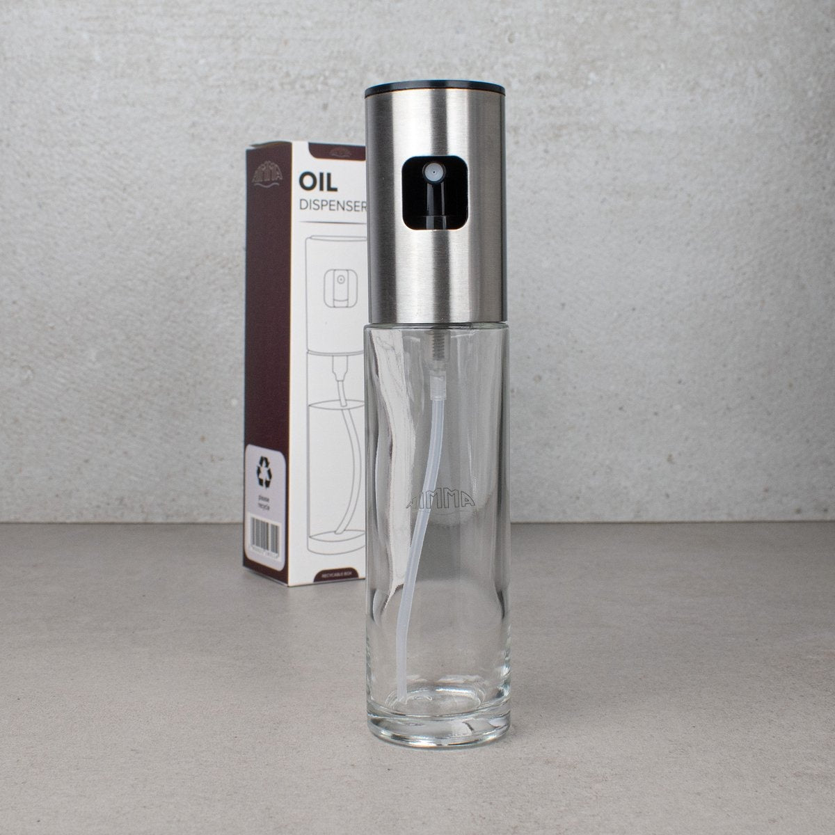 Nimma® Olivenölzerstäuber 100ml - Backspray - Kochspray - Glasölflasche - Diffusorflasche - Glas