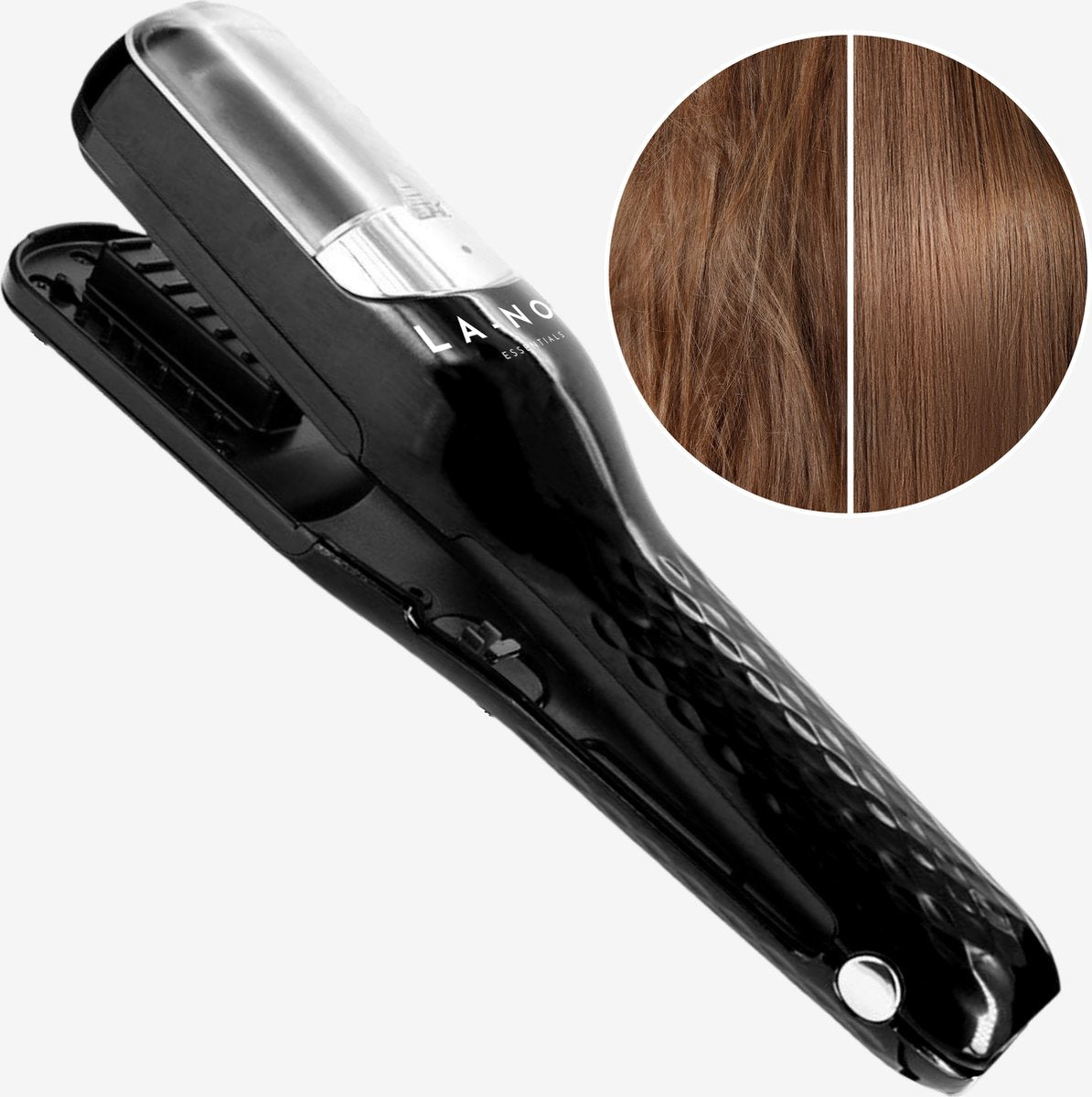 La Nou® Spliss-Entferner 4 – Kabellos – Inkl. Haarspangen, Bürste & Aufbewahrungsbox