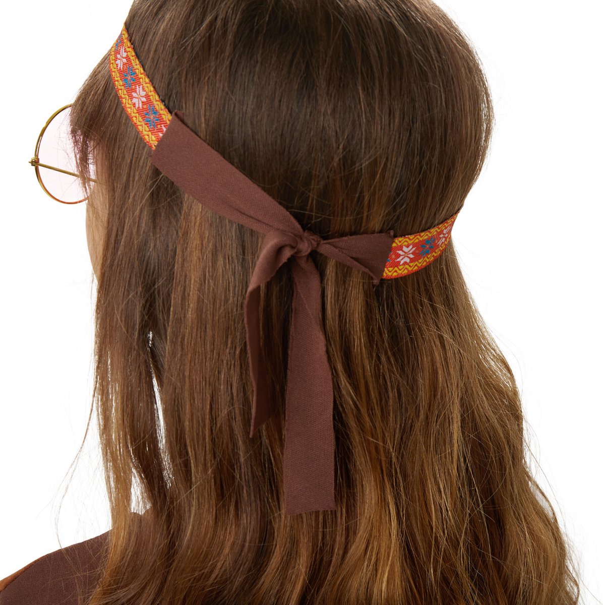 Dressforfun - Groovy Hippie Squaw - Mädchenkostüm mit kurzem Kleid, Weste in Wildlederoptik, Fransen und Stirnband für Karneval & Party - Größe 140 (9-10 Jahre)