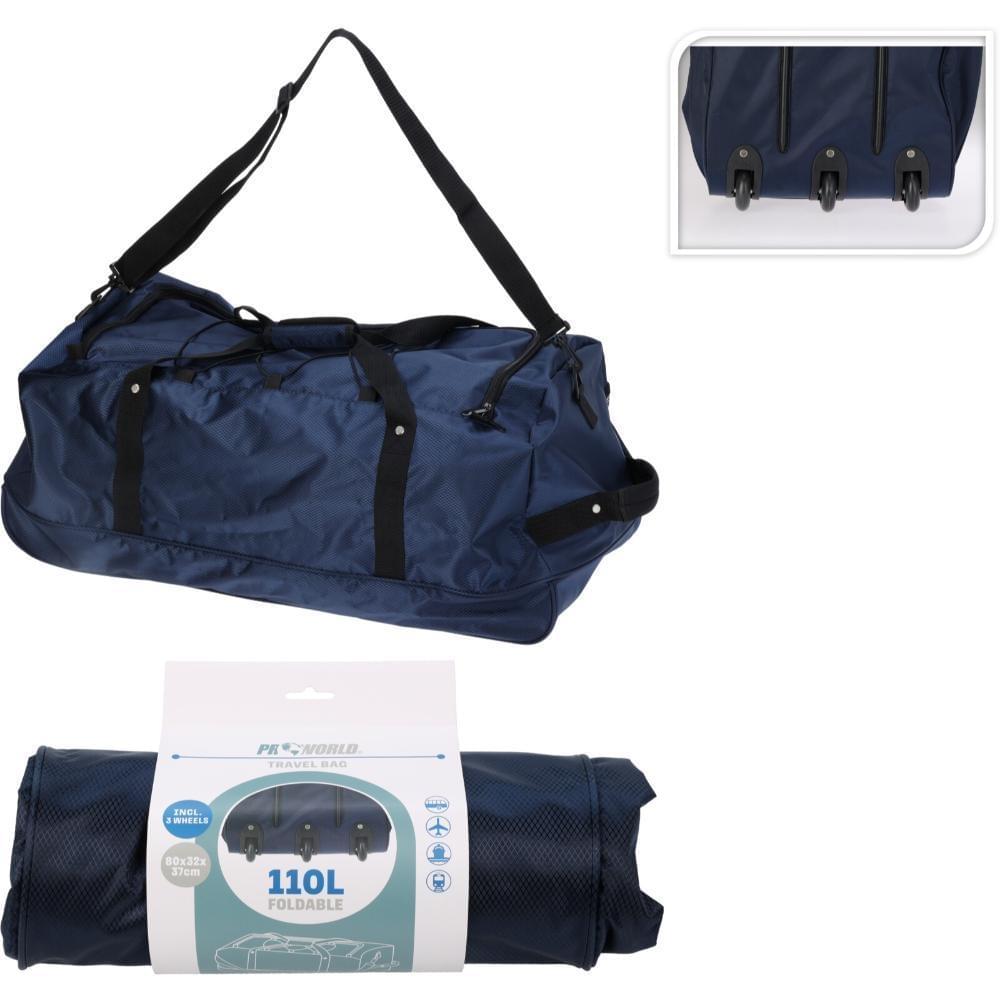 ML Reisetasche 110 Liter – Schwarz – Große Reisetasche