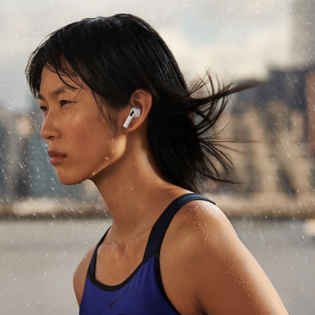 Apple AirPods (3. Generation) Kopfhörer Kabellose In-Ear-Anrufe/Musik Bluetooth Weiß