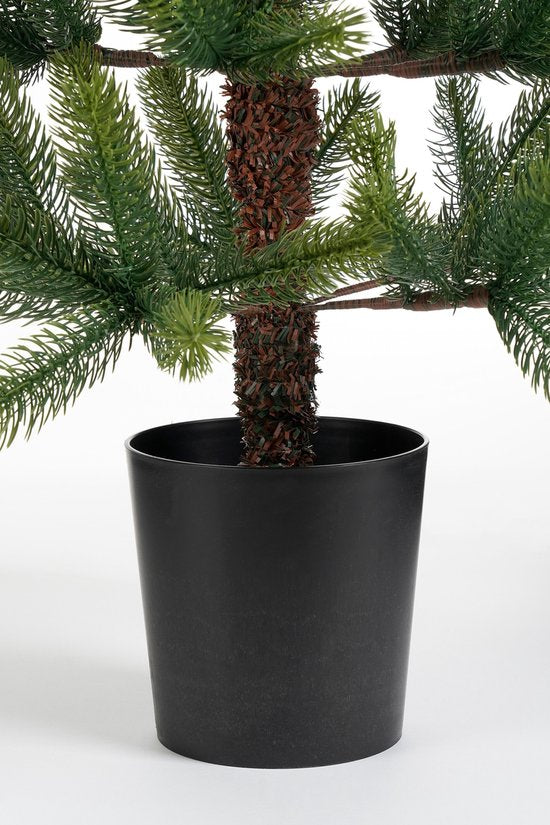 Black Box Trees Nagoya Kunstweihnachtsbaum H120 x Ø50 cm – Weihnachtsbaum für den Innenbereich – Kunstbaum mit 212 PE-Tannenzweigen – Schlankes Modell Ø60 cm – Grün
