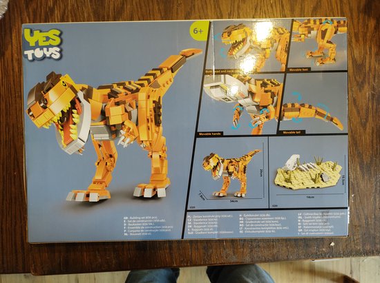 Gigantosaurus-Dinosaurier – Bausatz – 656 Teile