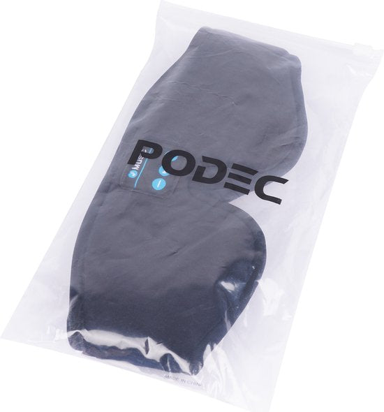 Podec Bluetooth Schlafmaske - Für Männer und Frauen - Schlaf Augenmaske - Atmungsaktives Gewebe
