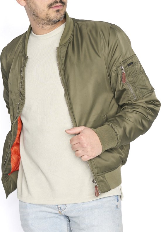 Cappuccino Italia - Herren Sommer Navy Seal Jacke Armee - Grün - Größe XL
