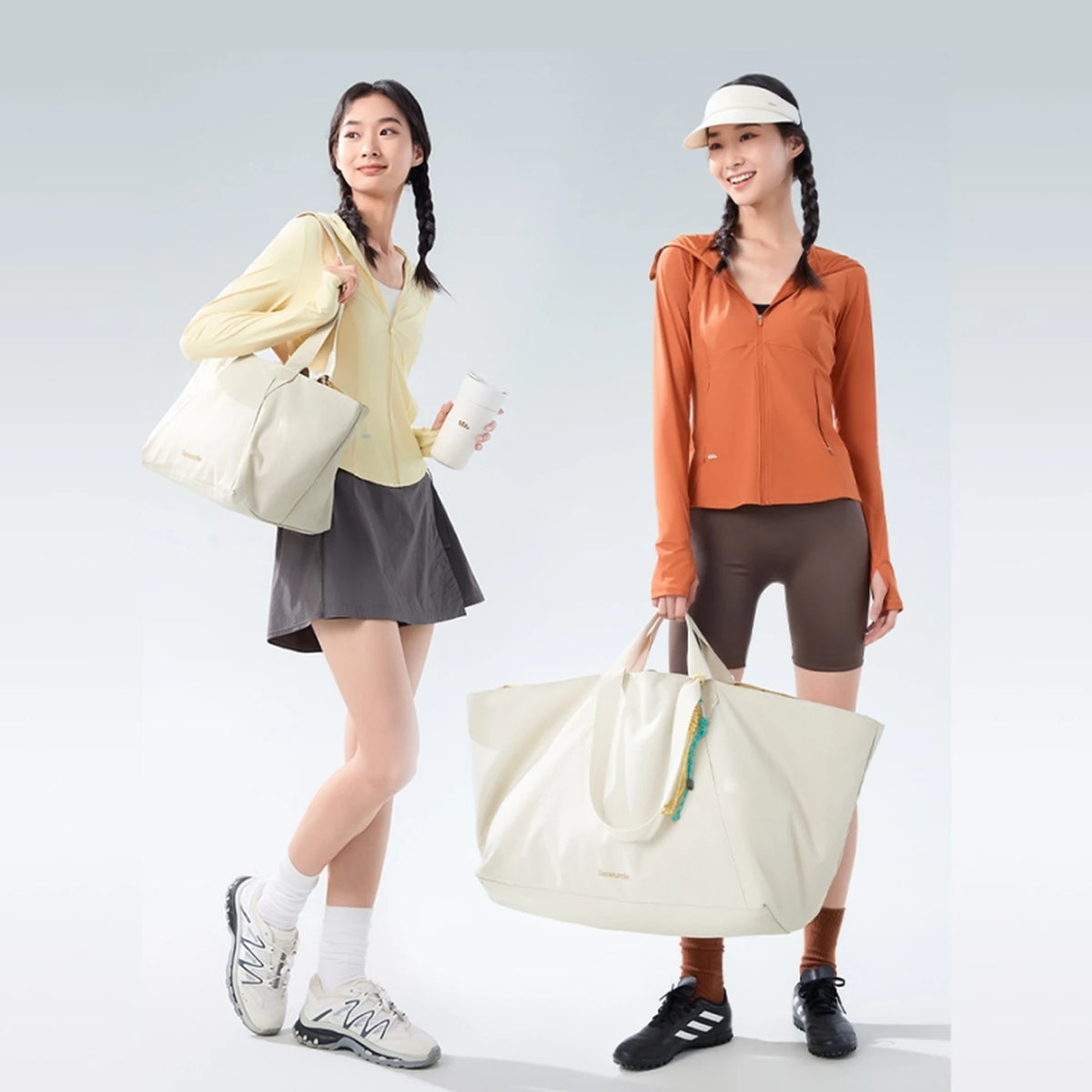 Beneunder LC168 Faltbare Tragetasche – Lila – 35 l, ausziehbar, ultraleicht 220 g