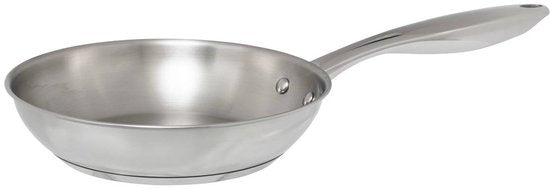 Secret de Gourmet – Bratpfanne – Für alle Kochfelder/Wärmequellen geeignet – silber – Durchmesser 20 cm