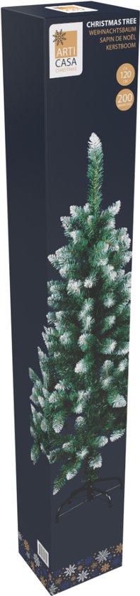 Arti Casa Künstlicher Weihnachtsbaum 120 cm - Weihnachtsbaum inklusive Ständer - Indoor Baum Ø62 cm - Grün