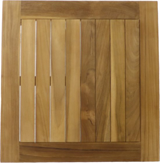 AXI August Beistelltisch aus Teakholz, braun – Kleiner Gartentisch aus Holz – Quadratisch – 50 x 50 x 45 cm – 100 % Teakholz – Für Garten, Terrasse und Balkon