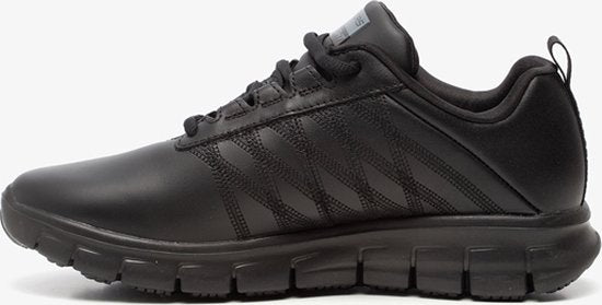 Skechers Work Relaxed Fit Sneaker, schwarz, Leder – Damen