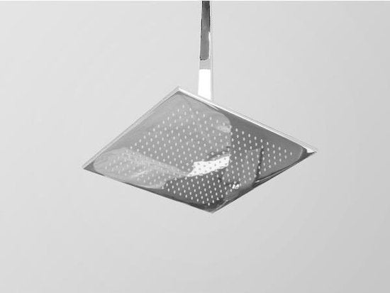 Brauer Nürnberg Regendusche, Deckenmontage, 50 cm, quadratisch, Chrom