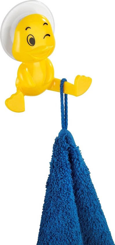 Wenko Saughaken Ente 9,5 × 9,5 × 4 cm ABS Gelb