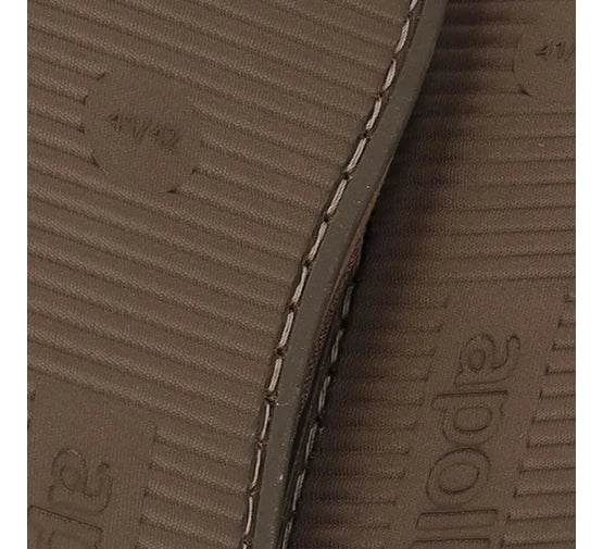 Apollo Home Boots Herren-Hausschuhe - Wildleder - Größe 43/44 - Taupe