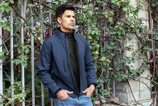 Milanoro - Wind- und wasserdichte Jacken - Jacke ohne Kapuze - Schwarz - XL