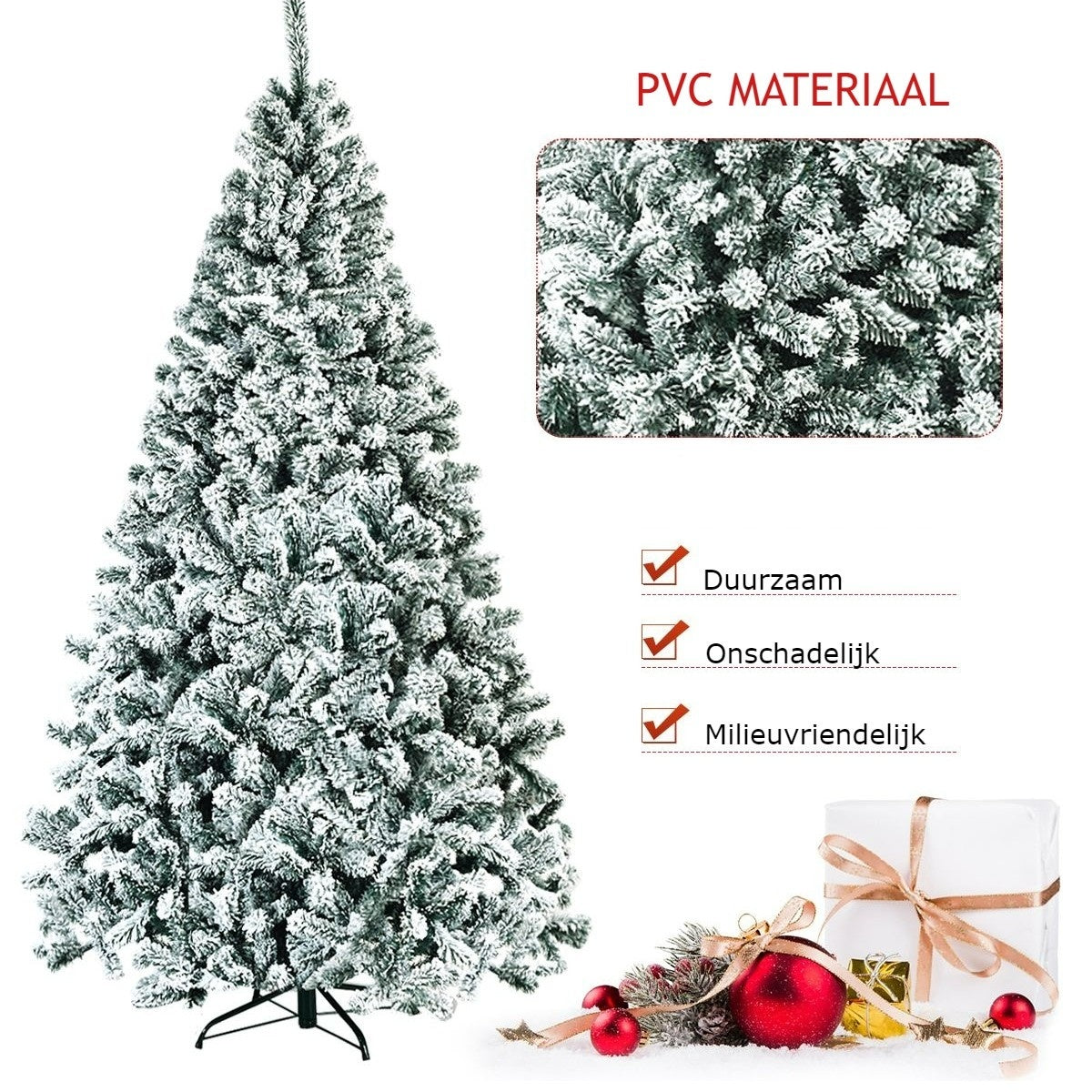 Coast Künstlicher Weihnachtsbaum verschneit - mit Metallständer - 225 cm