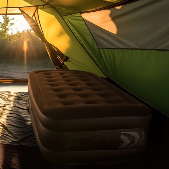 Juskys Selbstaufblasende Luftmatratze Sapri M - Schwarz - 191 x 91 x 44 cm - inkl. Aufbewahrungsbeutel