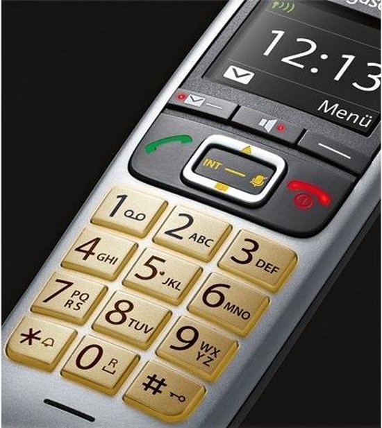 Gigaset E560HX - Einzel-DECT-Telefon - Schwarz