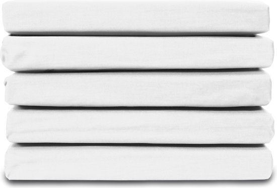 Ten Cate Spannbetttuch – Spannbetttuch 180 x 200 – Spannbetttücher – Spannbetttuch aus Baumwolle 180 x 200 - Geeignet für Boxspringbetten und Matratzen - Eckhöhe 25 cm - Rundum-Gummizug - Weiß